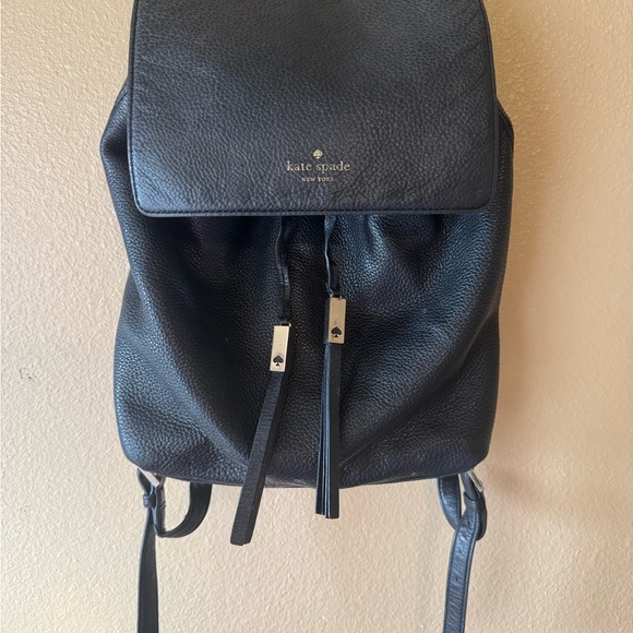 Kate Spade Black Backpack with Adjustable Straps and Minimalist Design main image 4